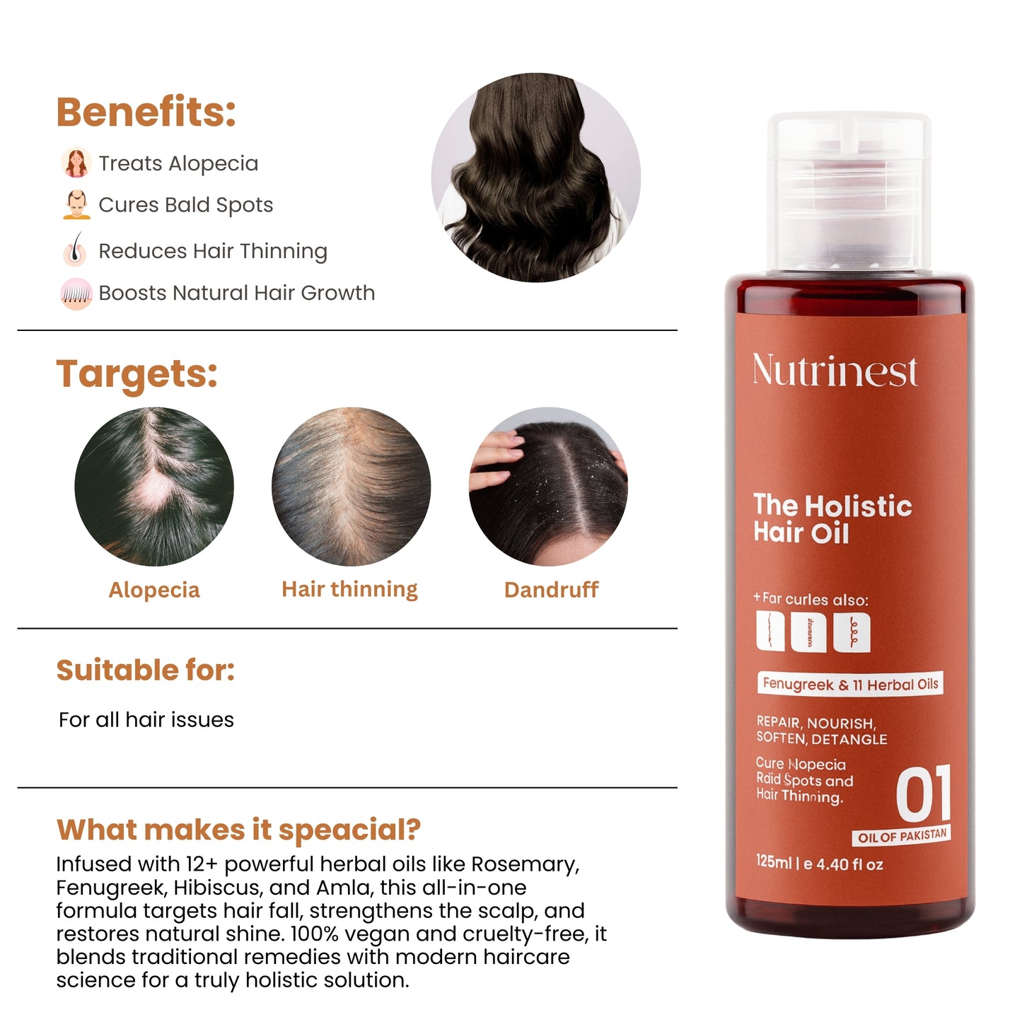 Nutrinest - Holistic Hair Oil