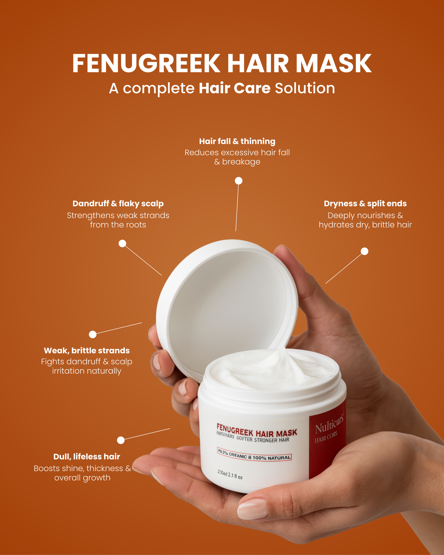 Nutrinest - Fenugreek Hair Mask 250g