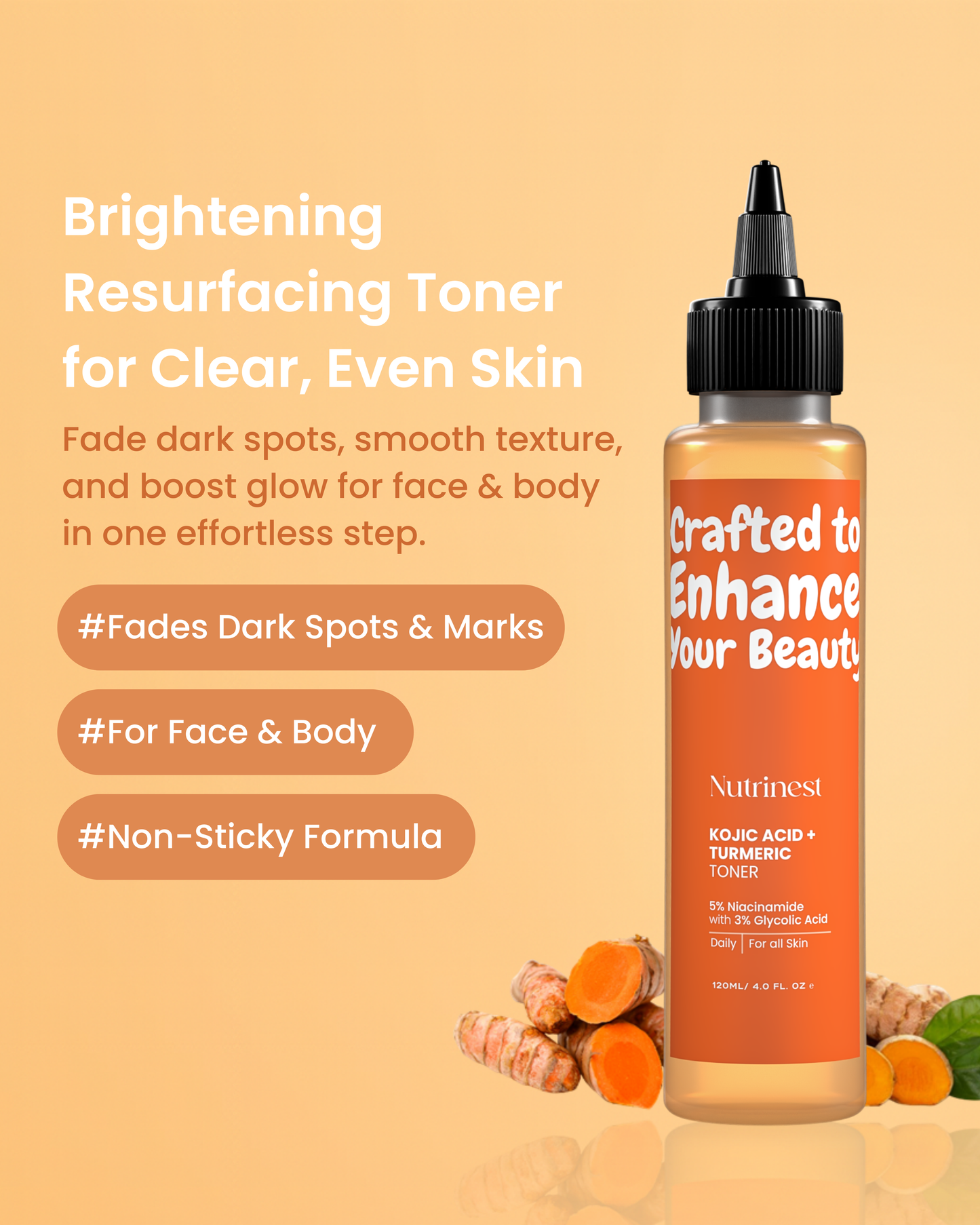 Turmeric & kojic acid Toner
