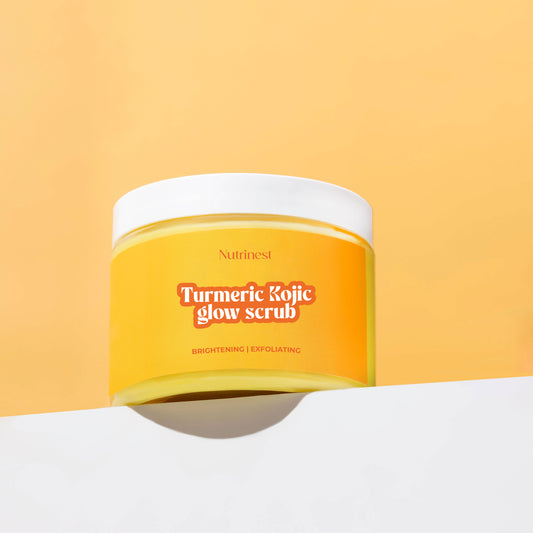 Turmeric & kojic Glow Scrub – Brightens + Exfoliates